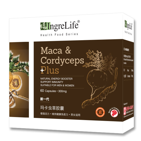 Maca & Cordyceps Plus (60/ 300 Capsules)