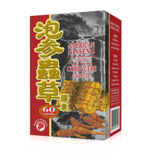 American Ginseng with Cordyceps (60/ 300 Capsules)