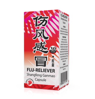 Flu-Reliever Shangfeng Ganmao (30 / 300 Capsules)